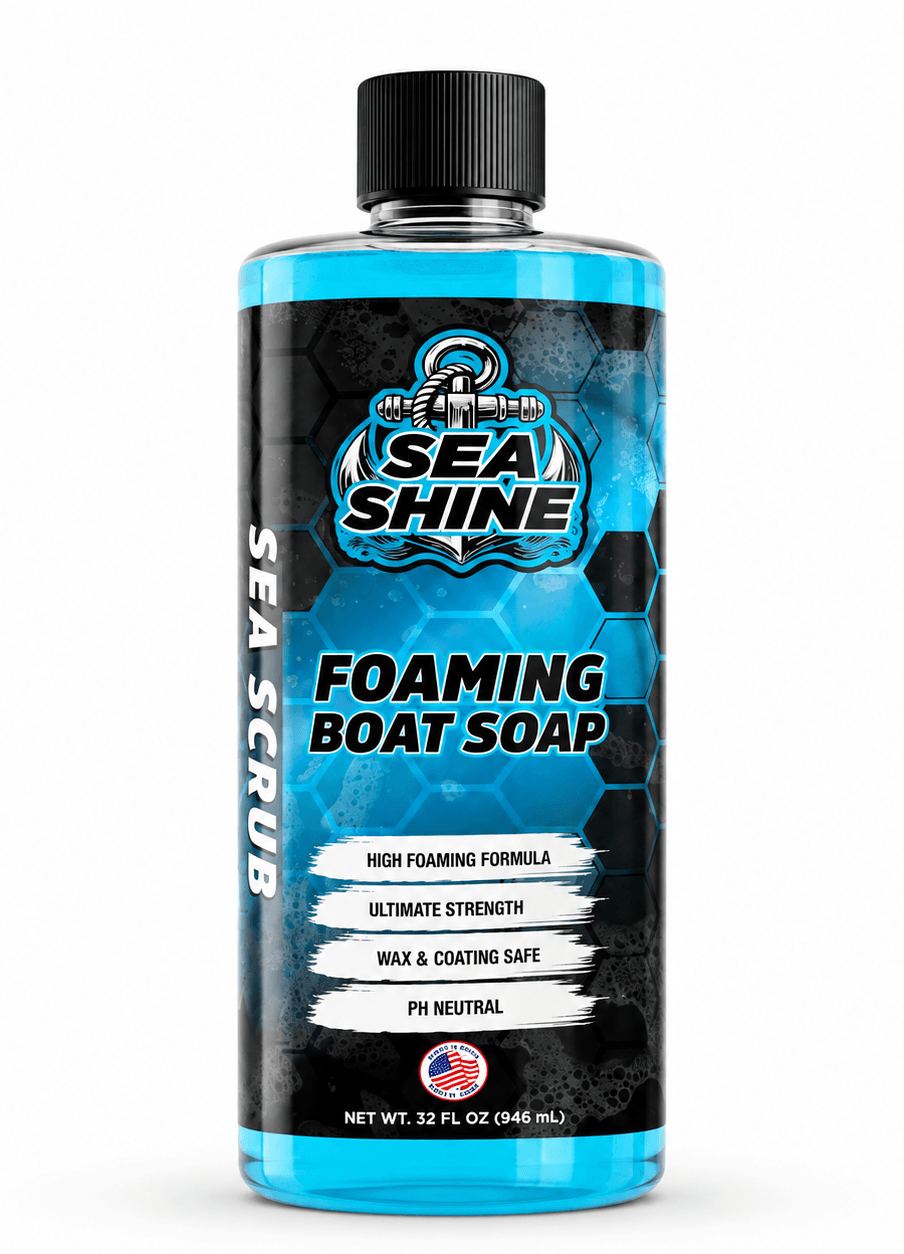 Sea Scrub foaming boat soap bottle