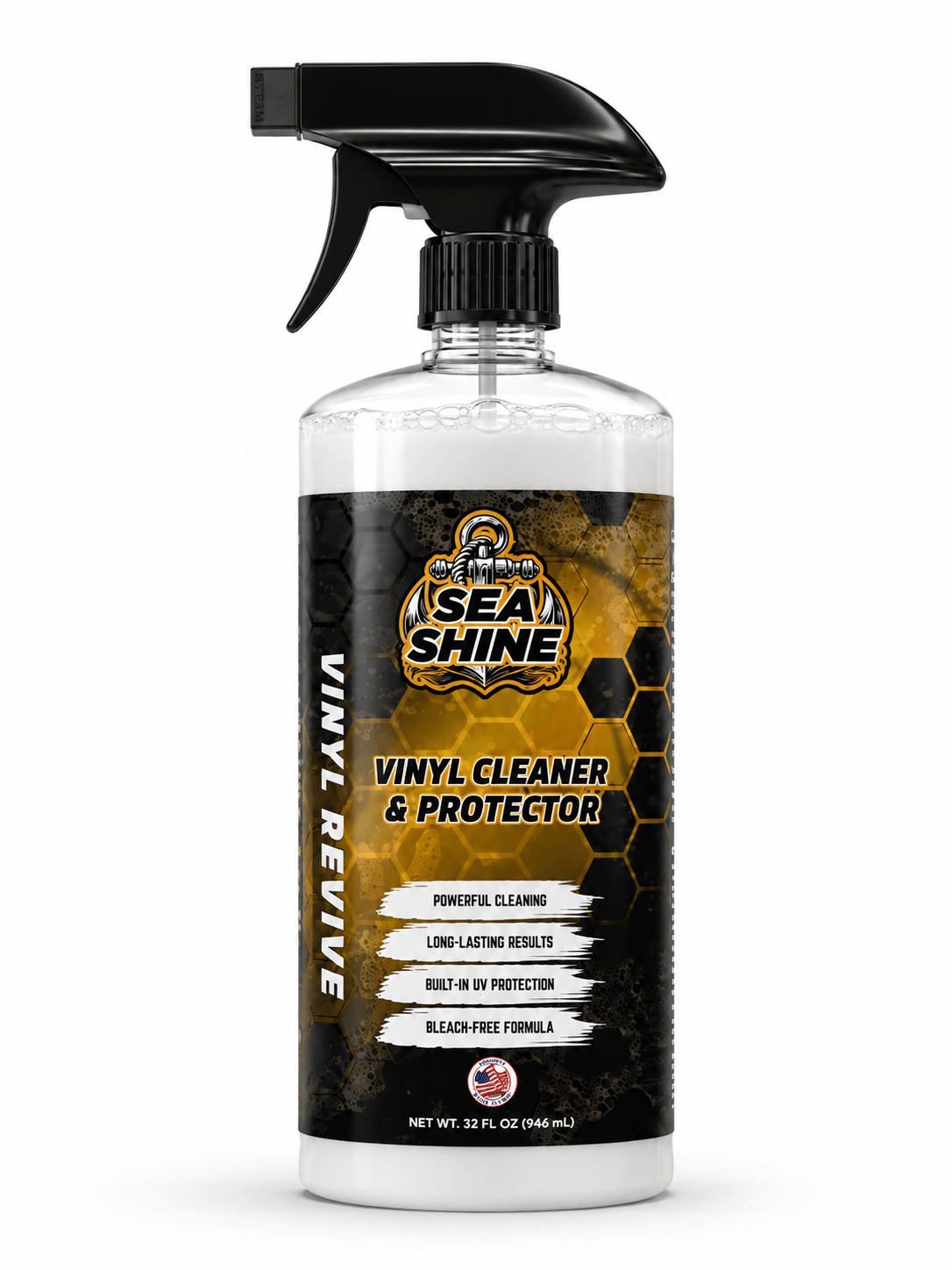 Vinyl Revive vinyl cleaner and protector bottle